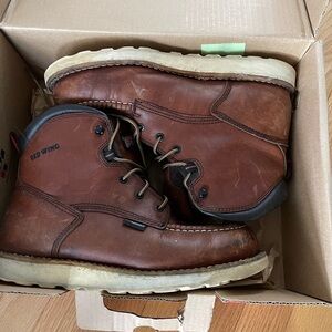 Red Wing Shoes Chestnut Leather Boots